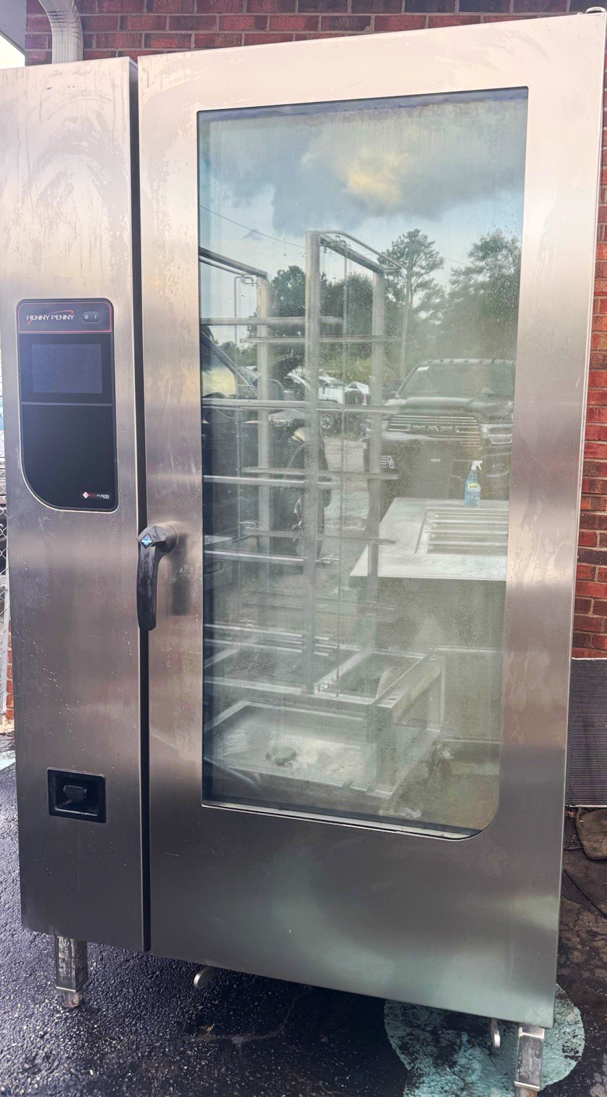 Henny Penny FlexFusion Convection Oven Floor Model Single Deck Glass Door