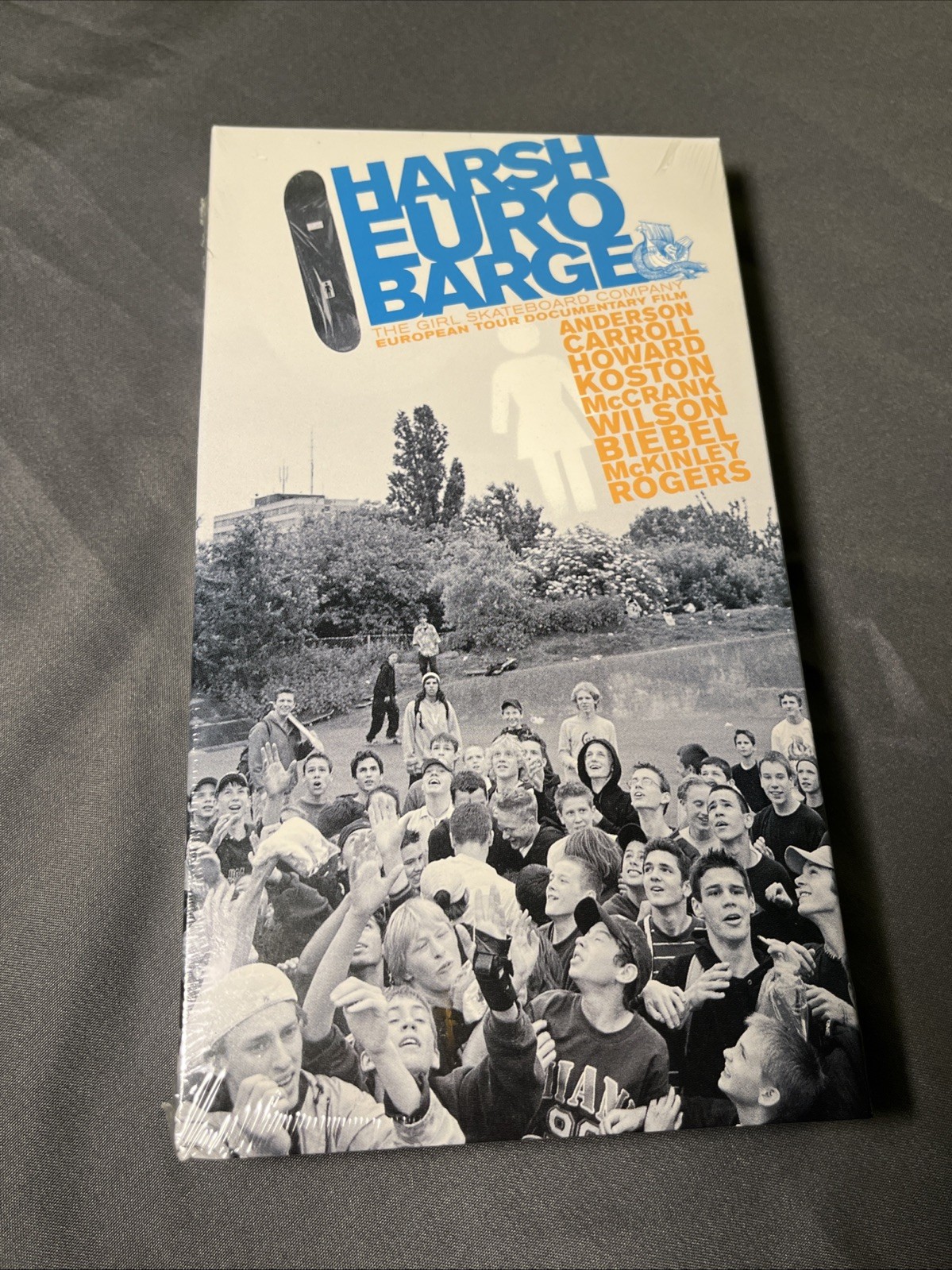 NOS 2002 Sealed Girl Skateboards Harsh Euro Barge Skateboarding Video VHS