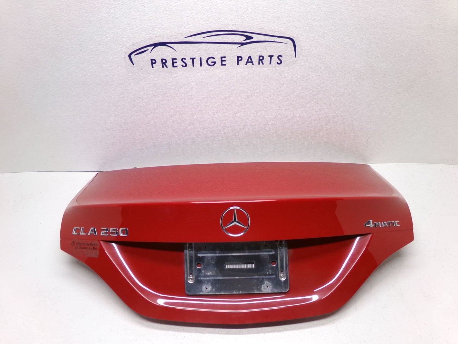 14-19 Mercedes CLA250 C117 CLA45 AMG Trunk Lid Deck Shell Panel Red OEM