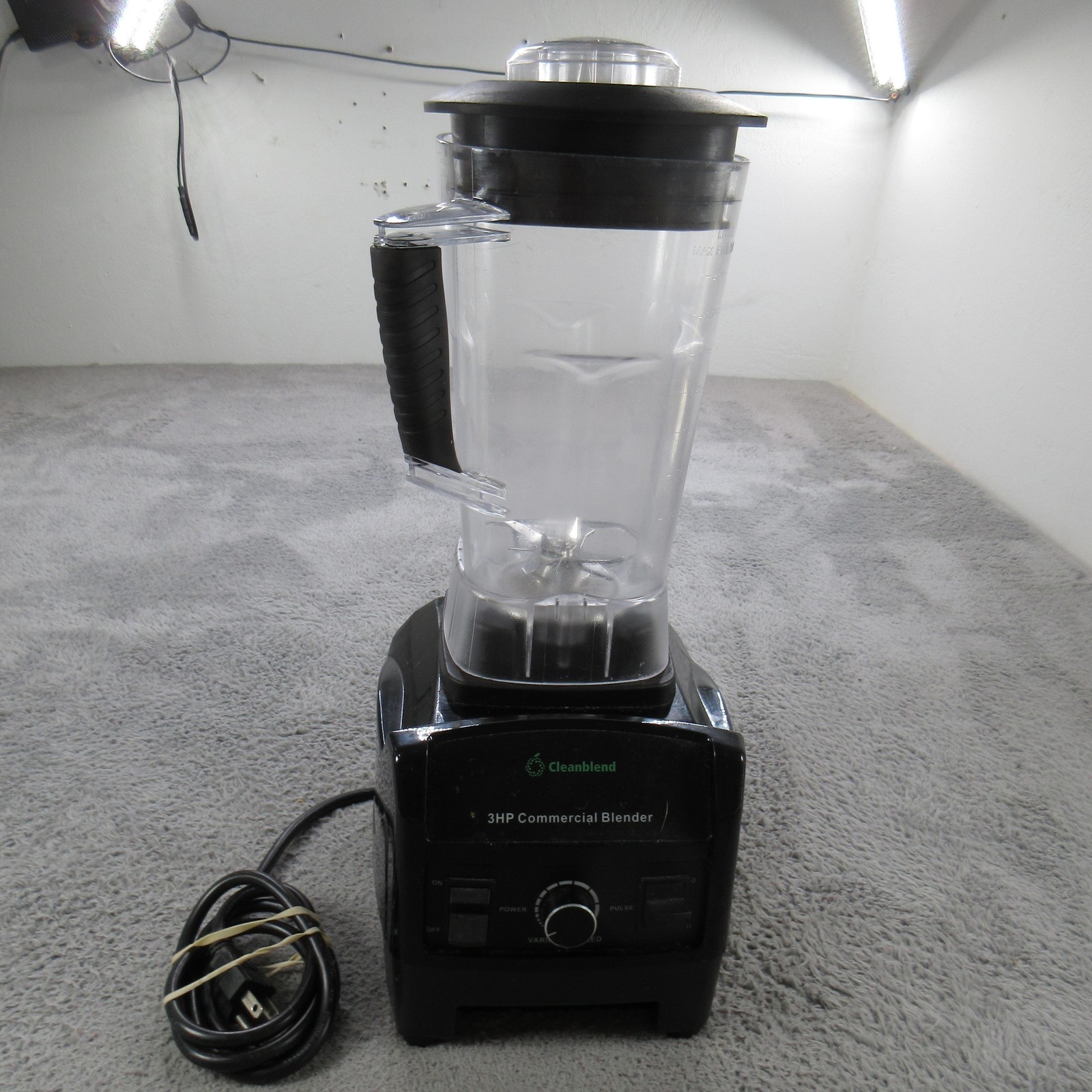 Cleanblend Professional Blender Black 64oz 1800W 3HP Commercial Electric