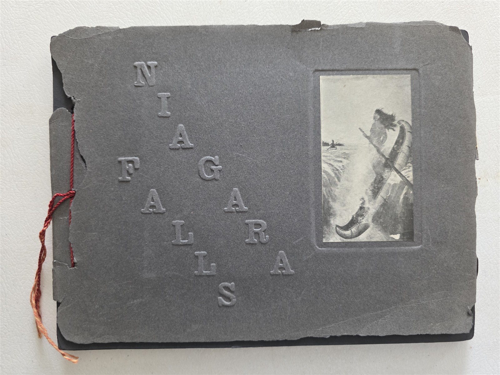 Niagara Falls Antique Book Portfolio of Photographs c 1925, Photogravures