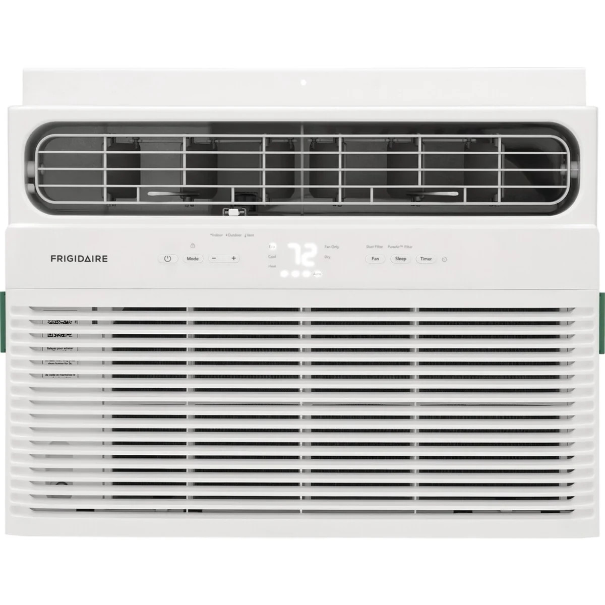 Frigidaire 12k BTU Window Air Conditioner with Supplemental Heat, 230V FHWH124WB