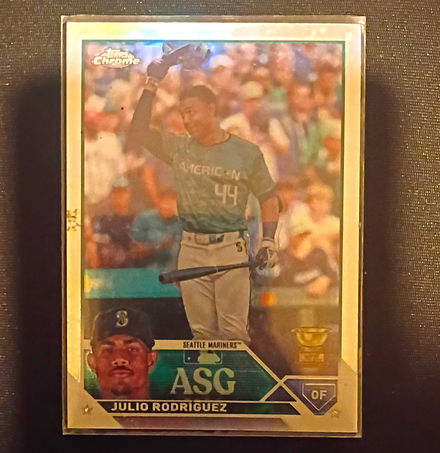 Topps 2023 Chrome MLB All-Star Game Insert Julio Rodriguez Mariners #ASGC-1 Topps 2023 Chrome MLB All-Star Game Insert Julio Rodriguez Mariners #ASGC-1