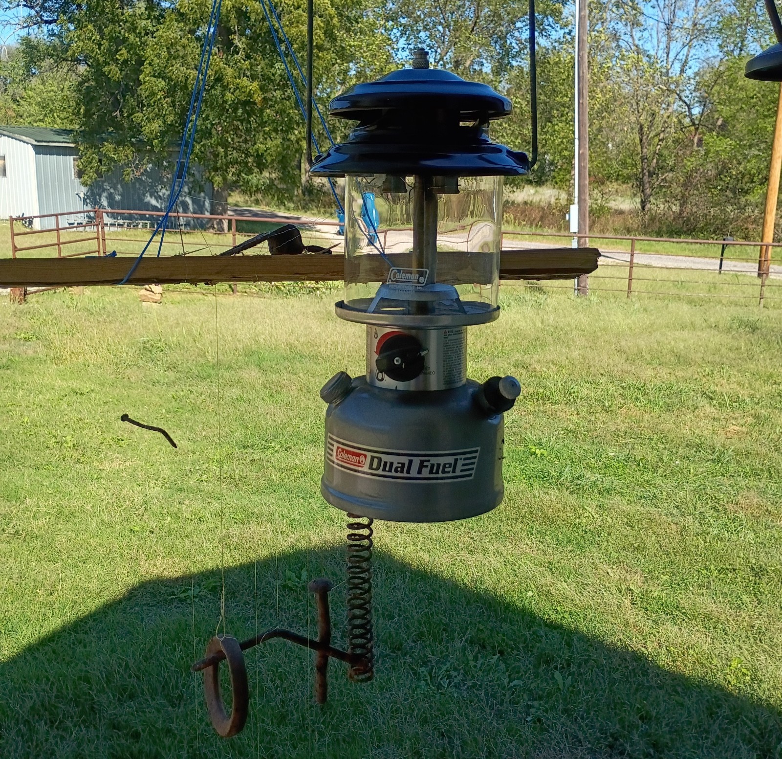Coleman Dual Fuel 2 Mantle Lantern Model 285-700T 11-1996 Vintage Parts Repair