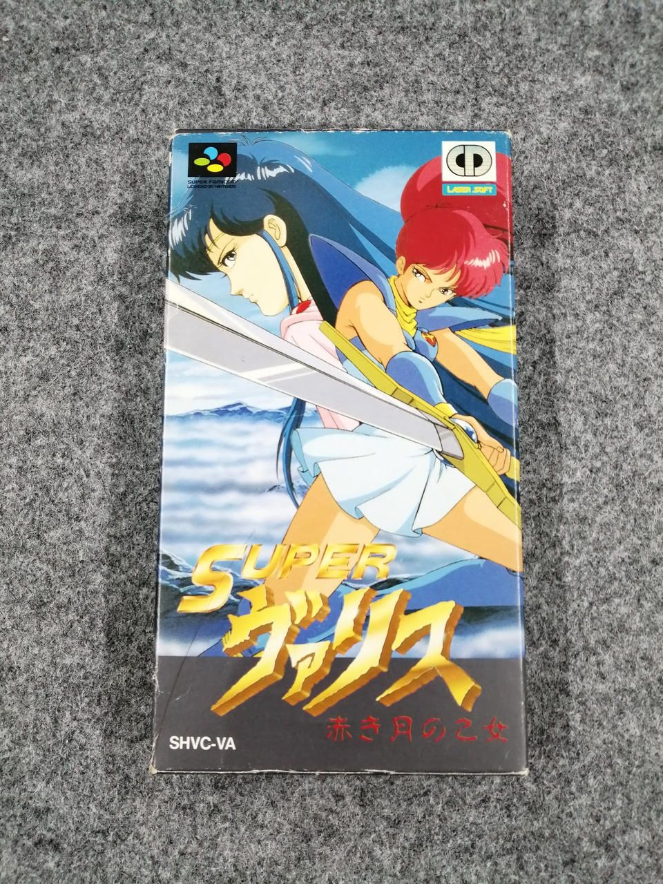Lasersoft Super Famicom Soft Varis Red Moon Maiden Used