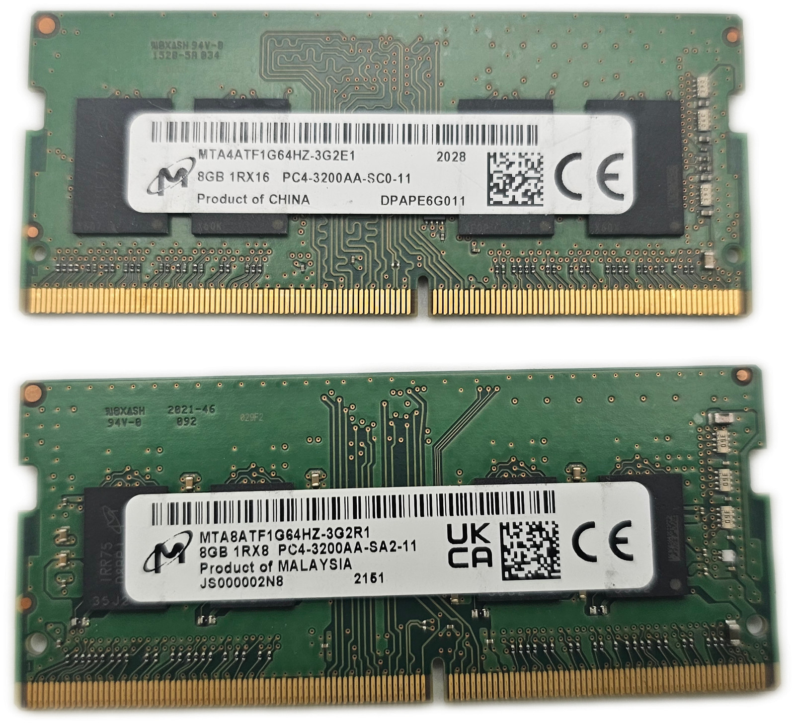 MICRON 16GB PC4-3200 DDR4 3200MHz SO-DIMM LAPTOP RAM  (2x8GB)