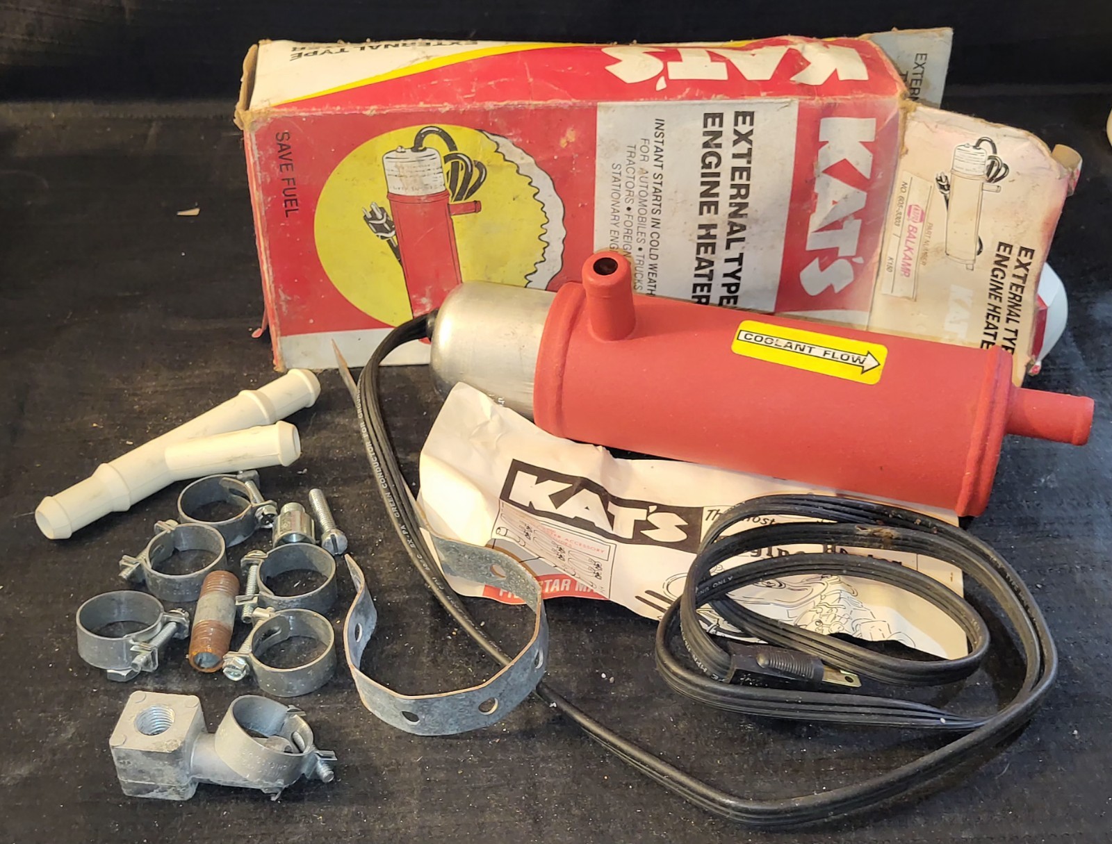 Kat\'s K-150 External Type Engine Heater (NAPA BK 605-3303) NOS OEM Kat\'s K-150 External Type Engine Heater (NAPA BK 605-3303) NOS OEM