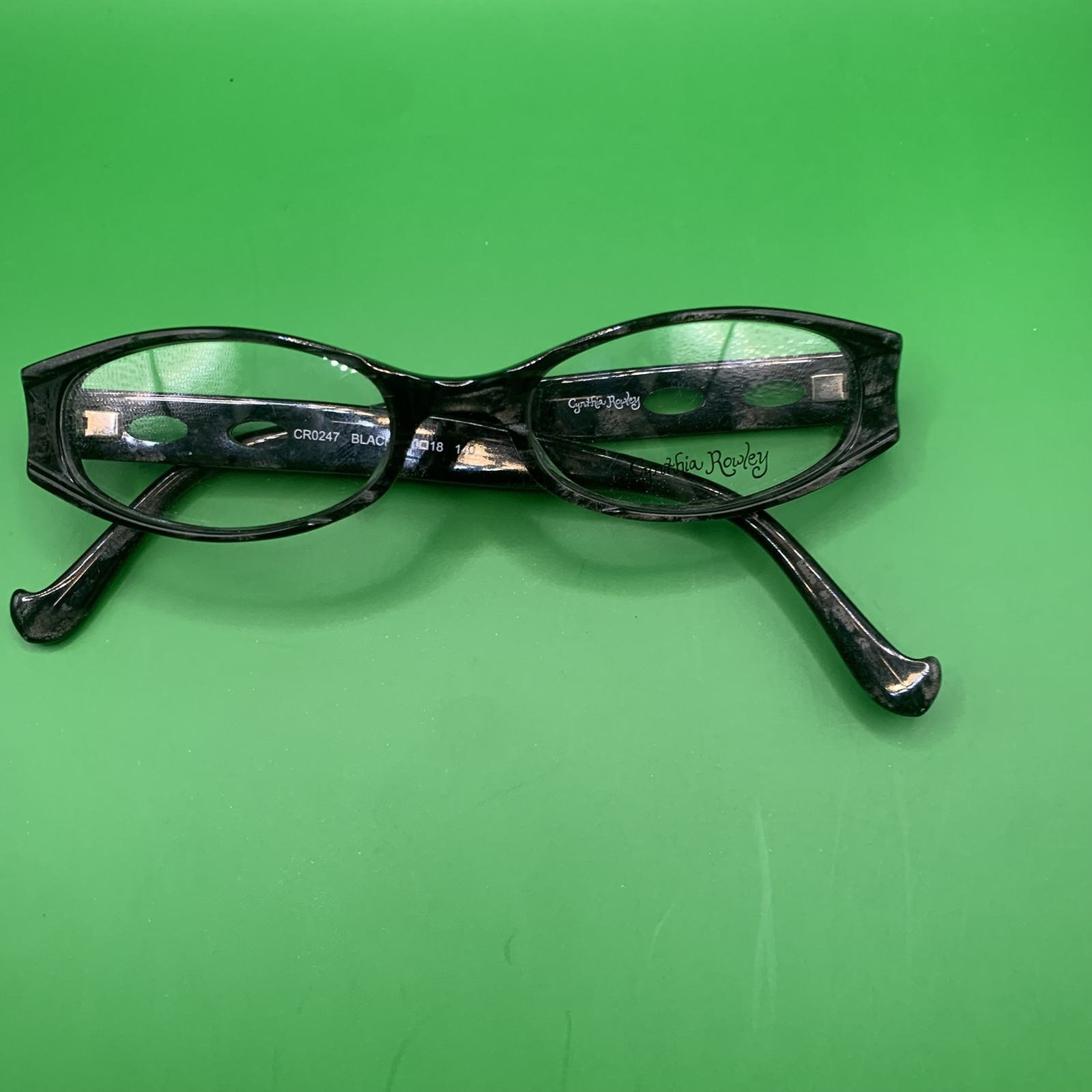 Cynthia Rowley CR0247 Black Full Rim Eyeglass Frames 50-18-140 Womens Cynthia Rowley CR0247 Black Full Rim Eyeglass Frames 50-18-140 Womens