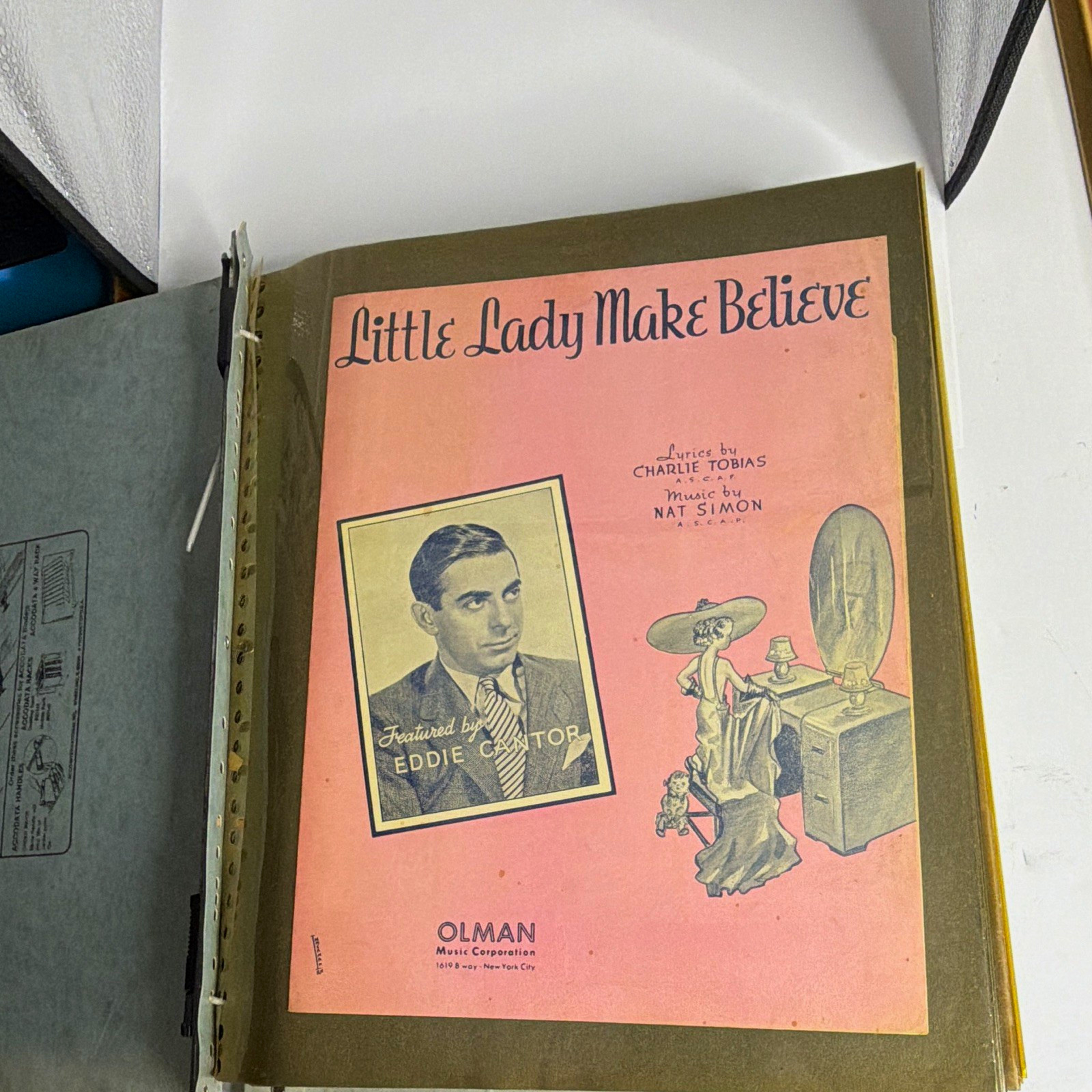 Huge Collection of EDDIE CANTOR sheet music/Various Titles/Nice Lot