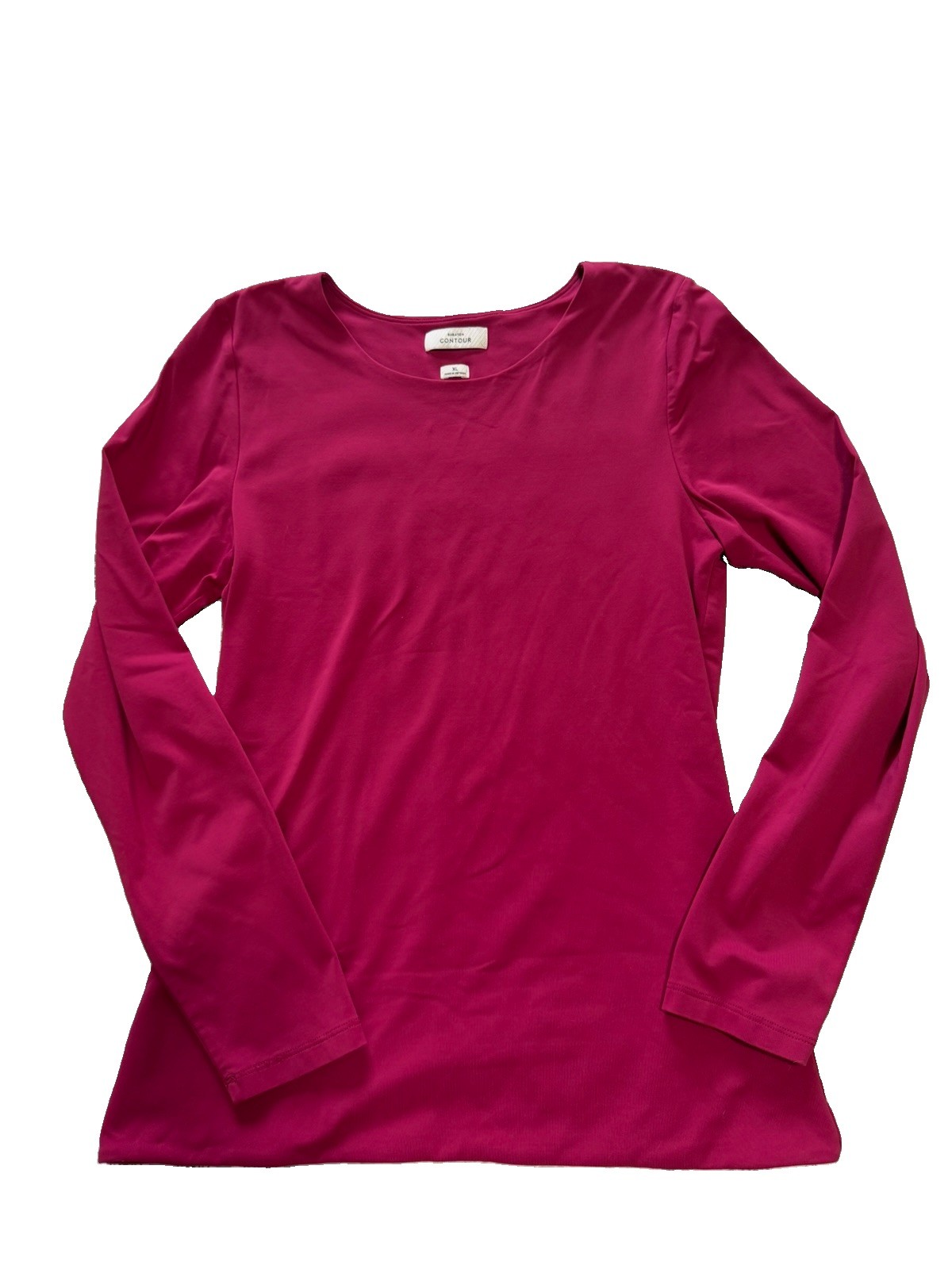 Aritzia Babaton Contour Women’s Long Sleeve Top XL Fuchsia Pink