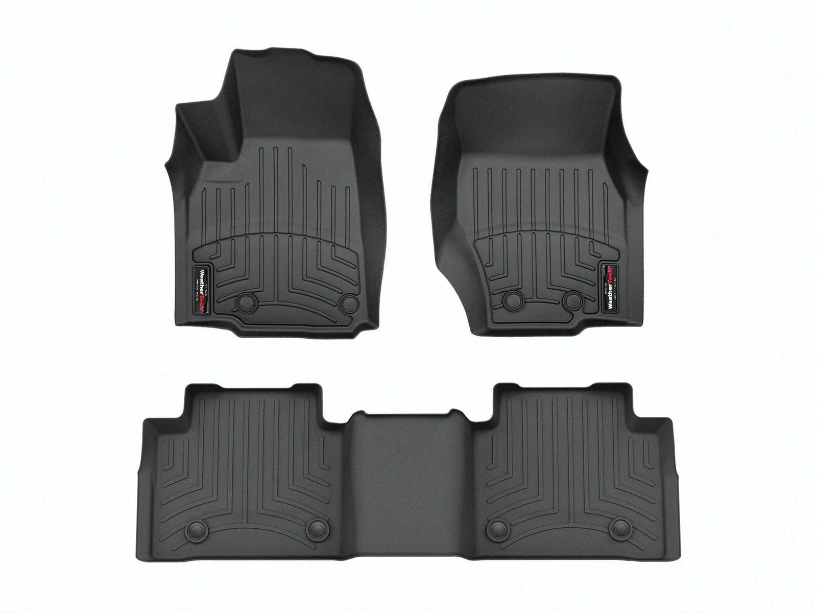 WeatherTech FloorLiner for 2023-2027 Jeep Grand Cherokee - 1st & 2nd Row, Black
