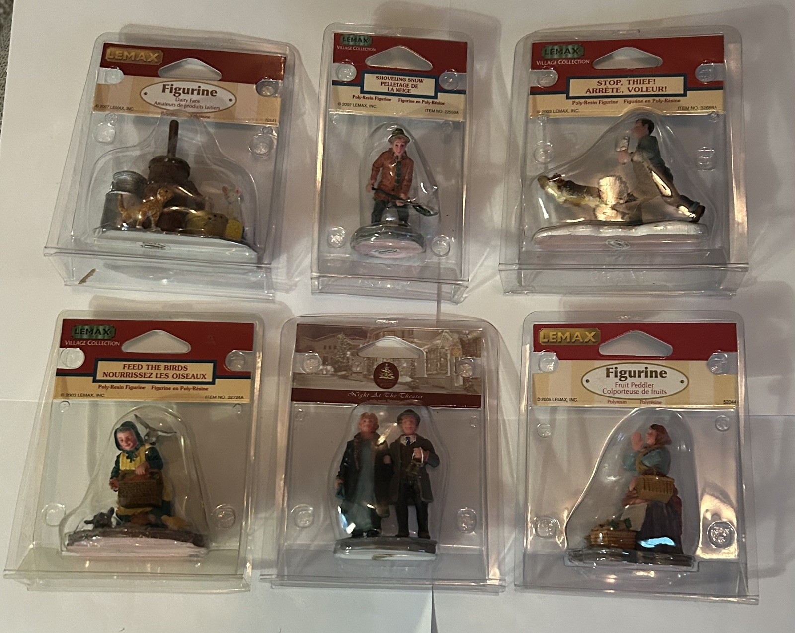 Lemax Figurines, Lot Of 6