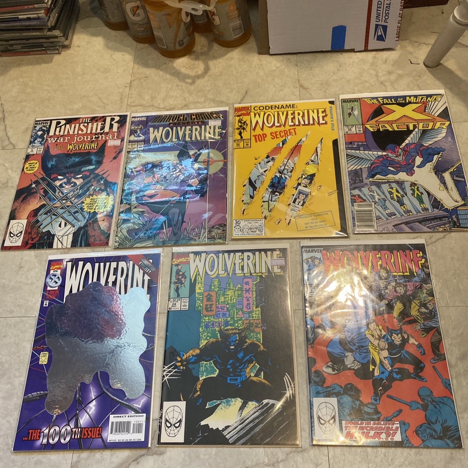 Marvel The Punisher War Journal #8 X factor 24 Wolverine comic lot 🔥🔥🔥 Marvel The Punisher War Journal #8 X factor 24 Wolverine comic lot 🔥🔥🔥