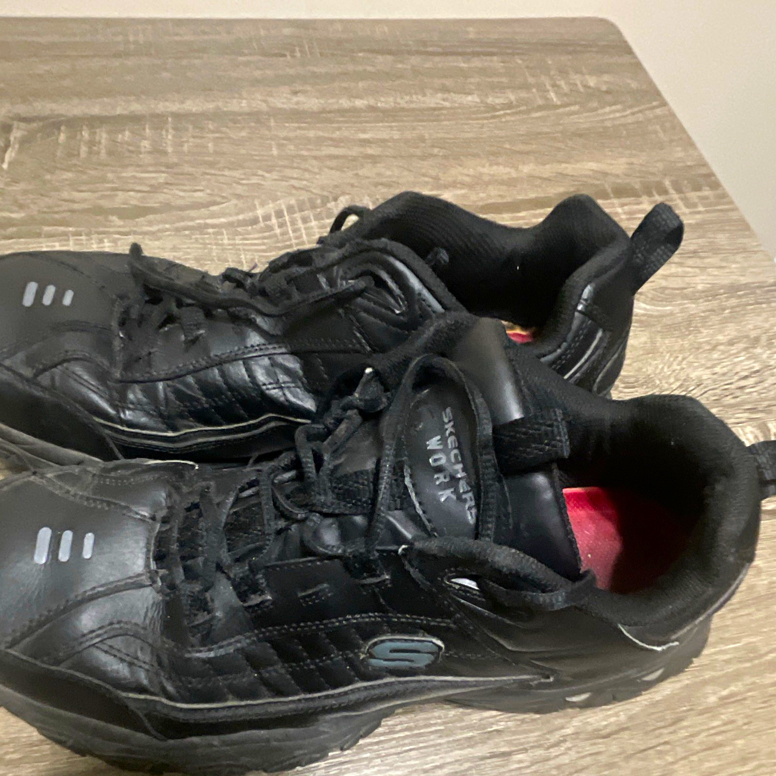 Skechers Work Black Lace-Up Work Shoes, Skechers Work Series Skechers Work Black Lace-Up Work Shoes, Skechers Work Series