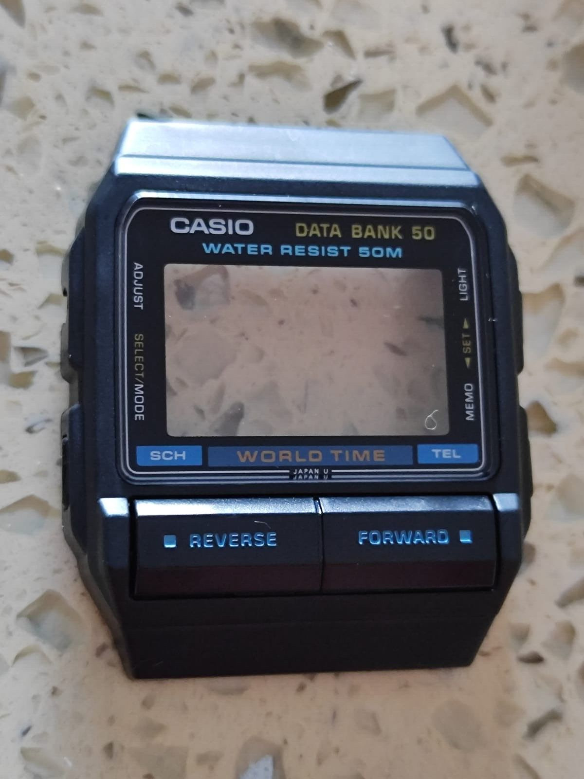 Original CASIO CASE  CASIO DATA BANK DB-55 Black . QW..675 NOS