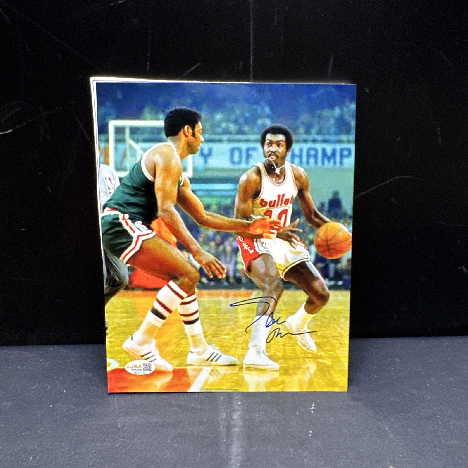 Earl Monroe Autographed New York Knicks 8x10 Signed Photo JSA COA