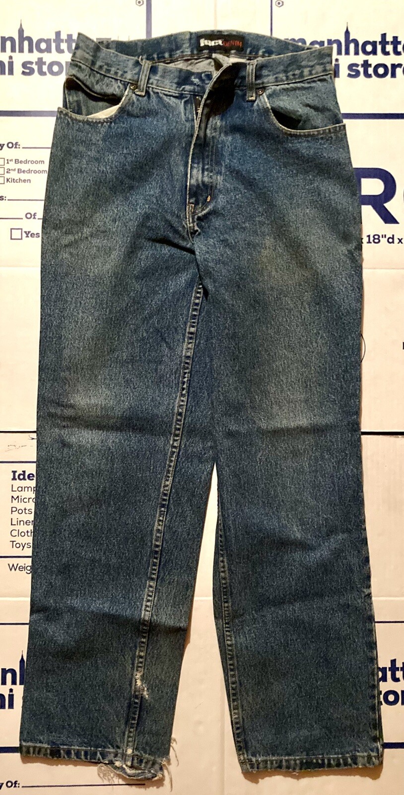 FUCT EXTREMELY RARE VINTAGE 1990S FUCT DENIM MENS BLUE JEANS 30/31 100% COTTON