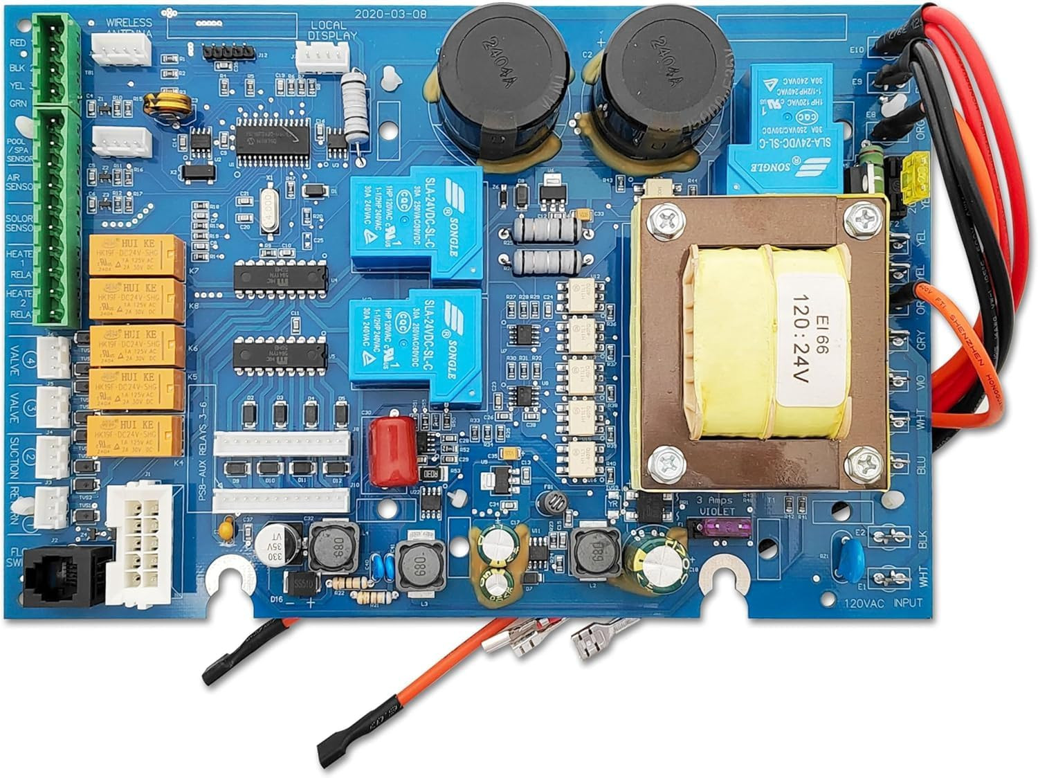 Glx-Pcb-Main Main PCB Replacement for Hayward Goldline Aqualogic | Replacement f