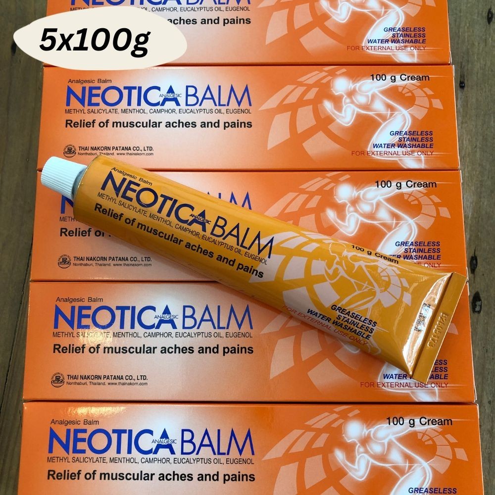 Neotica Balm 100g x5 Cooling Massage Balm Relaxing Body Care Fast Absorbing