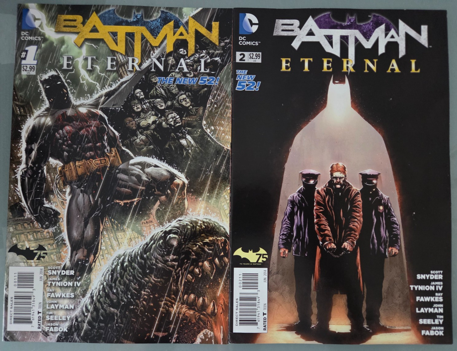 BATMAN ETERNAL #1-30 (2014) DC 52 COMICS FULL RUN FIRST 30 ISSUES JASON FABOCK+