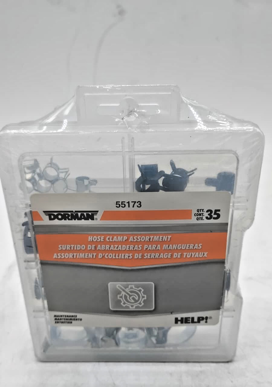 Dorman HELP 55173 Hose Clamp Assortment 35 Piece 7/32”-5/8” Storage Case Dorman HELP 55173 Hose Clamp Assortment 35 Piece 7/32”-5/8” Storage Case