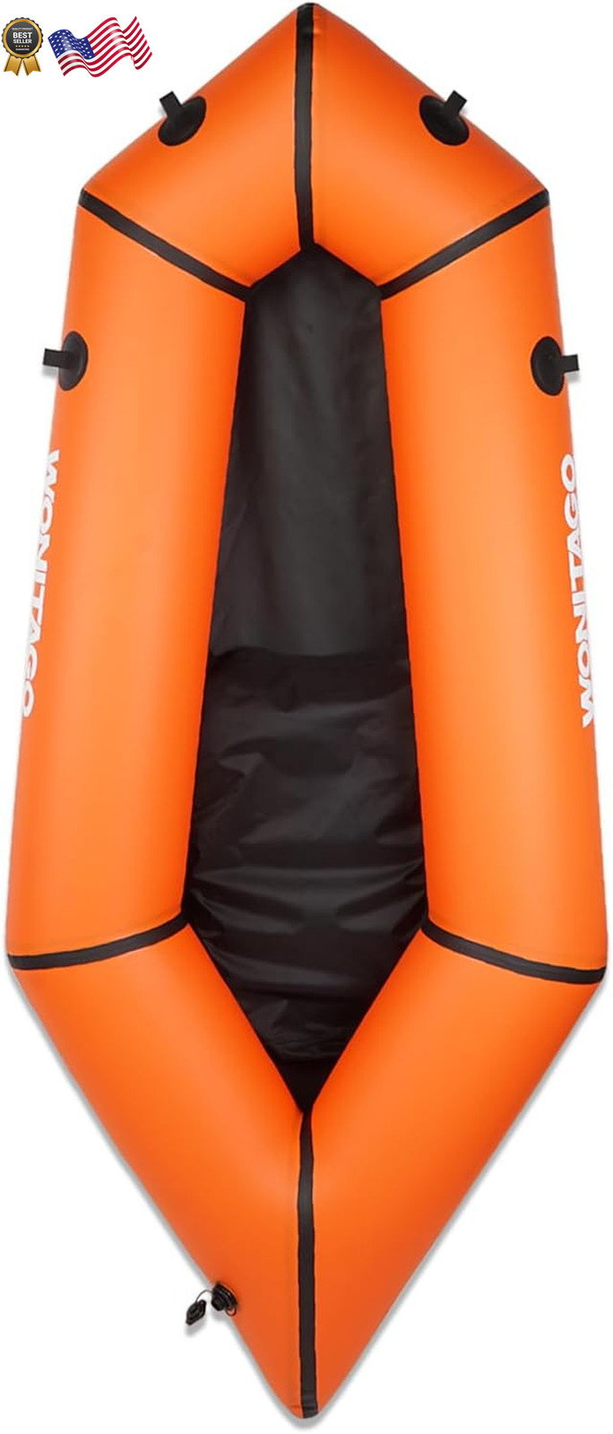 Packraft TPU Inflatable Travel Kayak with Soft Seat Lightweight Packrafts NEW