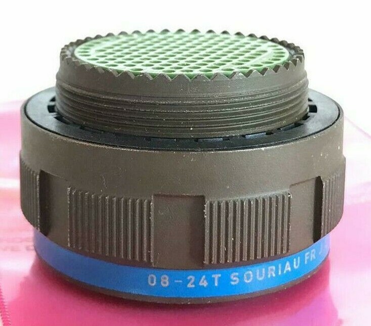 SOURIAU 08-24T FR J D38999/26WJ35PN 35 PIN CIRCULAR MIL-SPEC CONNECTOR