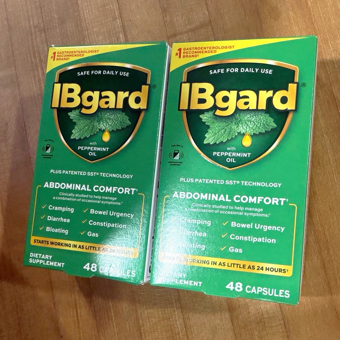 2x IBgard with Peppermint Oil IBS Abdominal Comfort Capsules 96ct Exp 06/2027 2x IBgard with Peppermint Oil IBS Abdominal Comfort Capsules 96ct Exp 06/2027