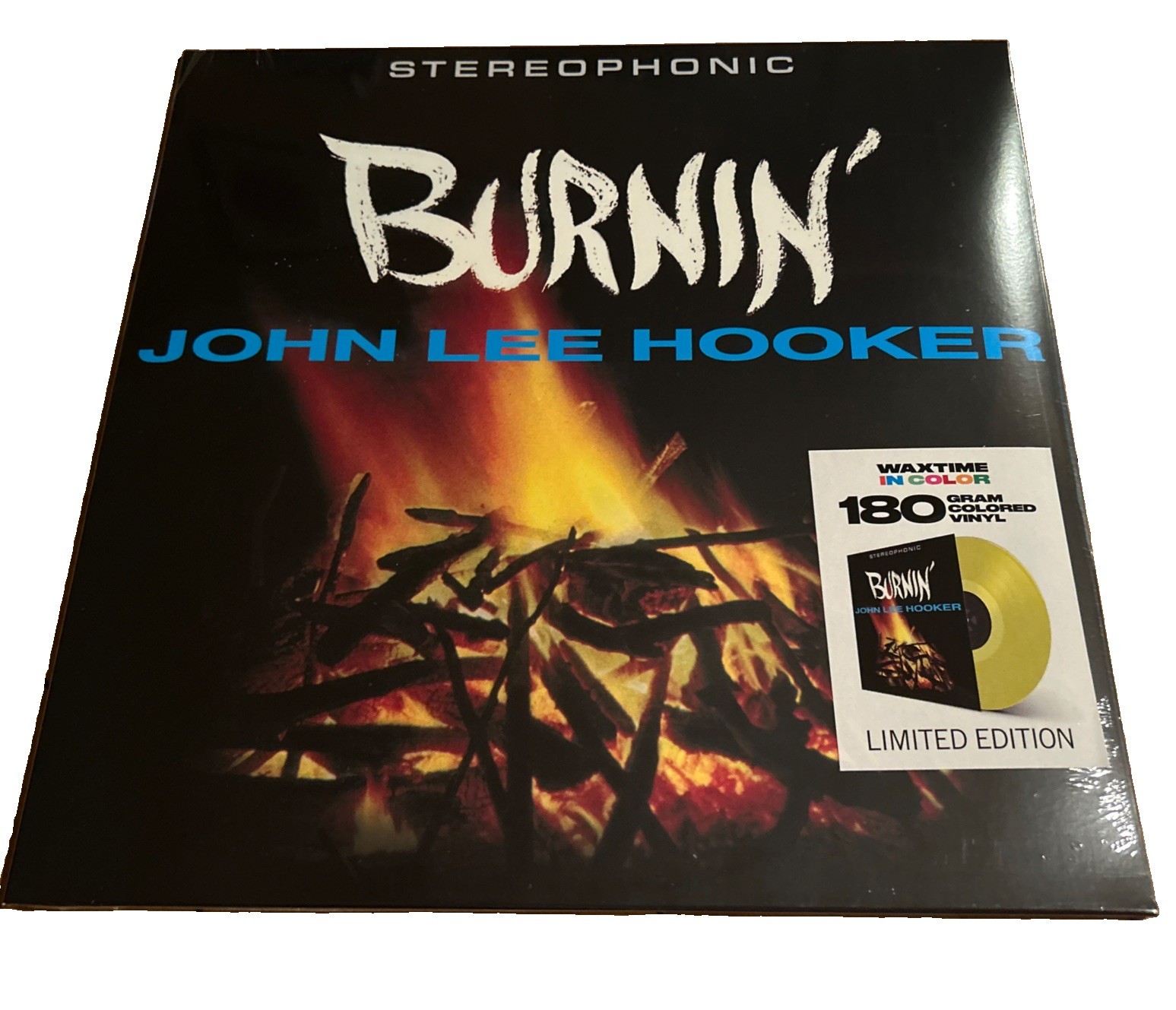 John Lee Hooker - Burnin' 180 G Limited Edition Yellow Vinyl Record New