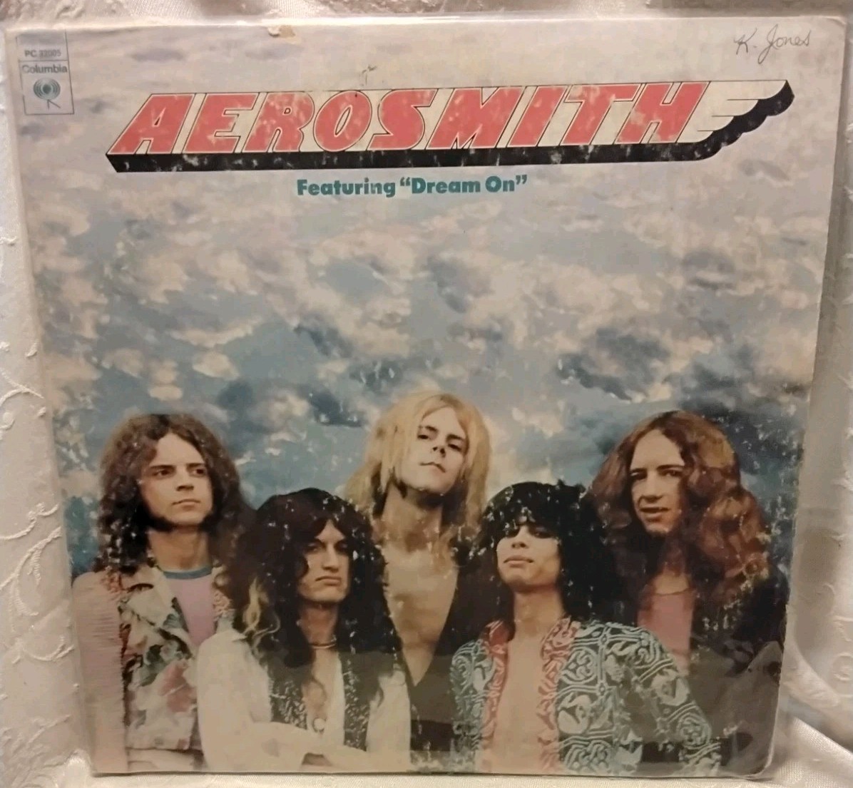 ​Aerosmith Self-Titled Debut Album Vinyl LP Columbia PC 32005 Dream On Early...