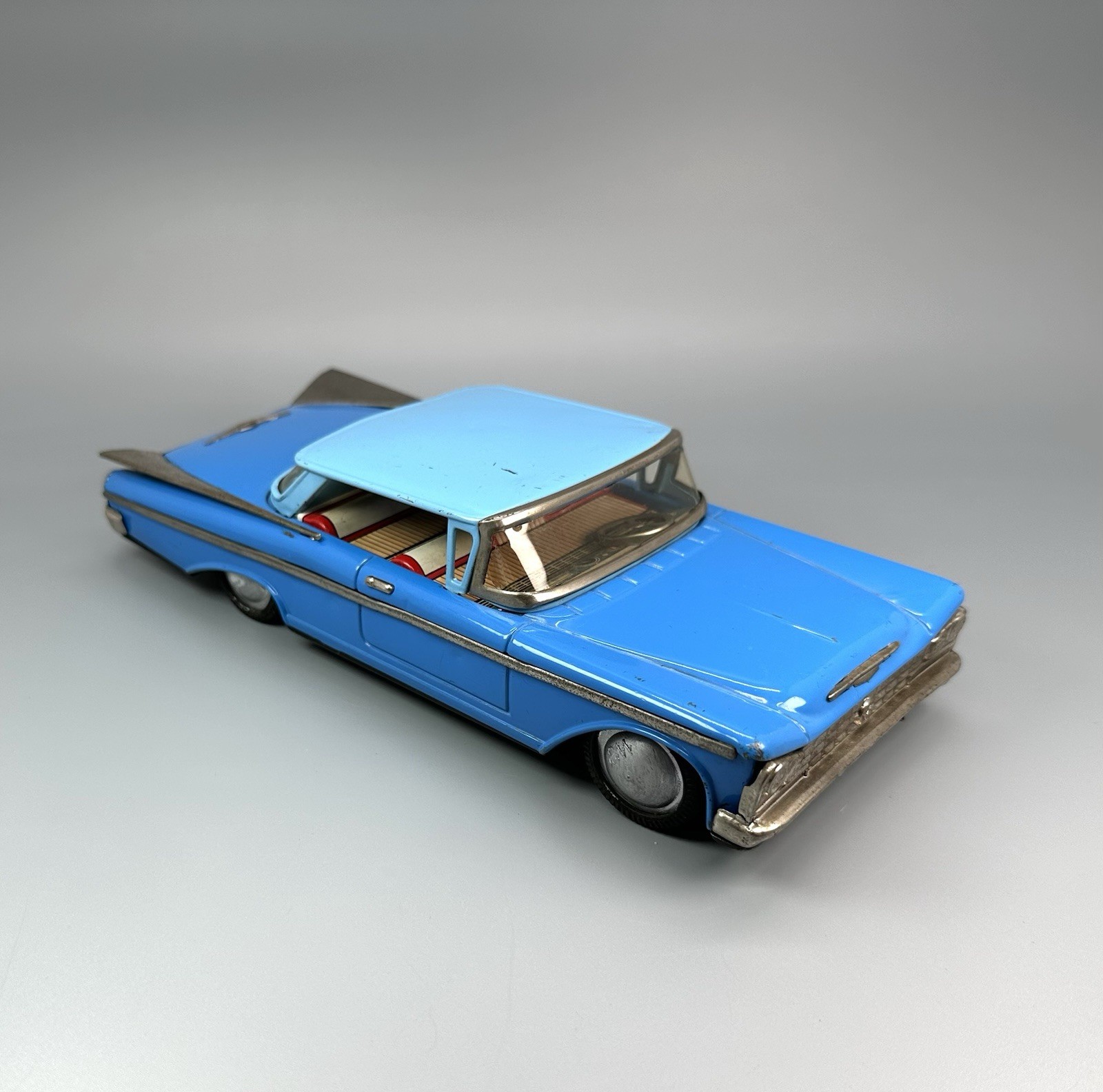 Vtg 1959 Tin Friction Buick / Yonezawa Toys Japan / Man Cave Decor Gift Ideas