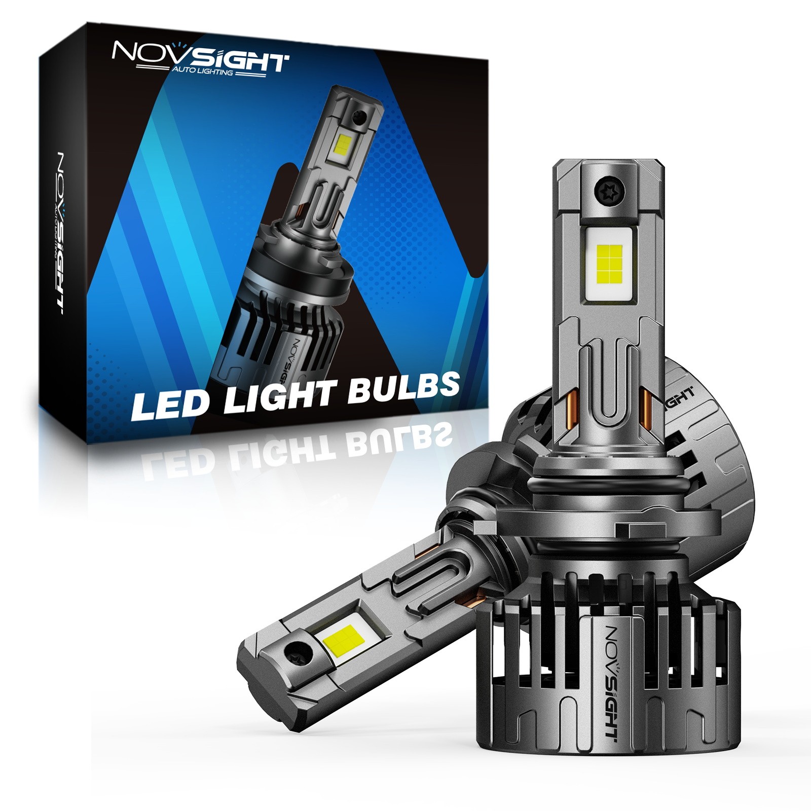 NOVSIGHT 9006 HB4 LED Headlight Super Bright Bulbs White 6500K Low Beam 28000LM