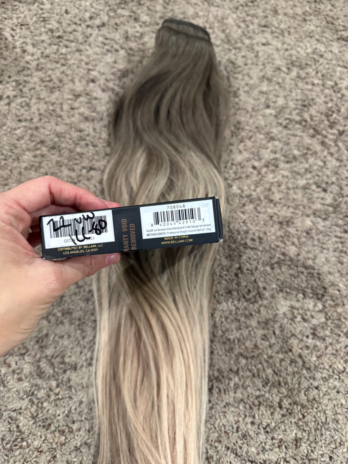 BELLAMI PROFESSIONAL VOLUME WEFT  22