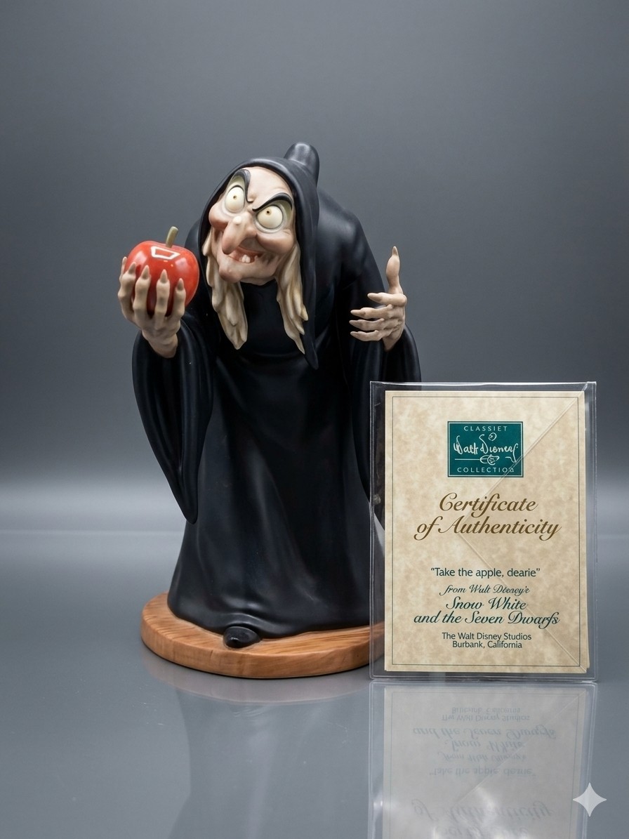 WDCC Snow White Witch Take The Apple Dearie Figurine Brand New In Box Sealed COA