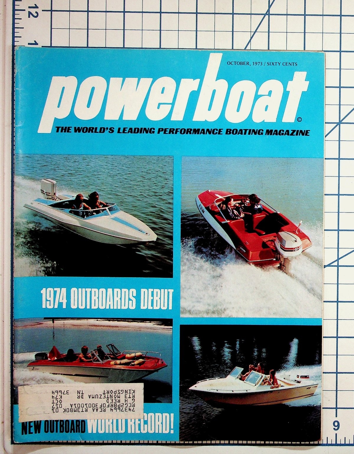 Powerboat Magazine October 1973 1974 Outboards Debut Boating Performance