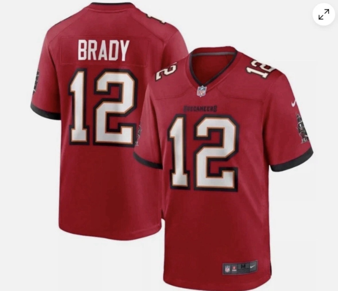 Tom Brady Tampa Bay Buccaneers Nike On Field Game Football Jersey Red Men’s XL Tom Brady Tampa Bay Buccaneers Nike On Field Game Football Jersey Red Men’s XL