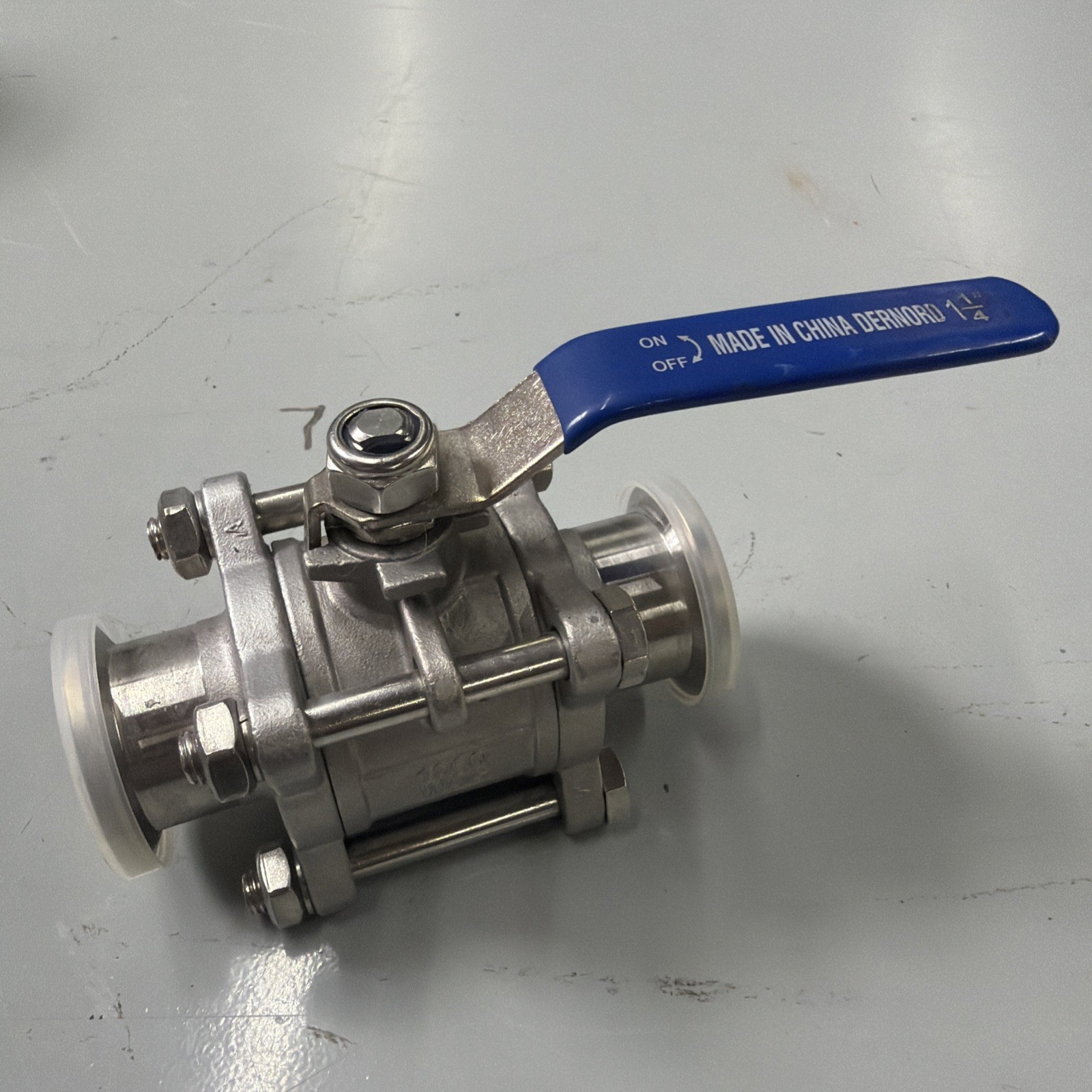 1PC 304 Stainless Steel Manual Ball Valve KF 40 High Vacuum Ball Valve
