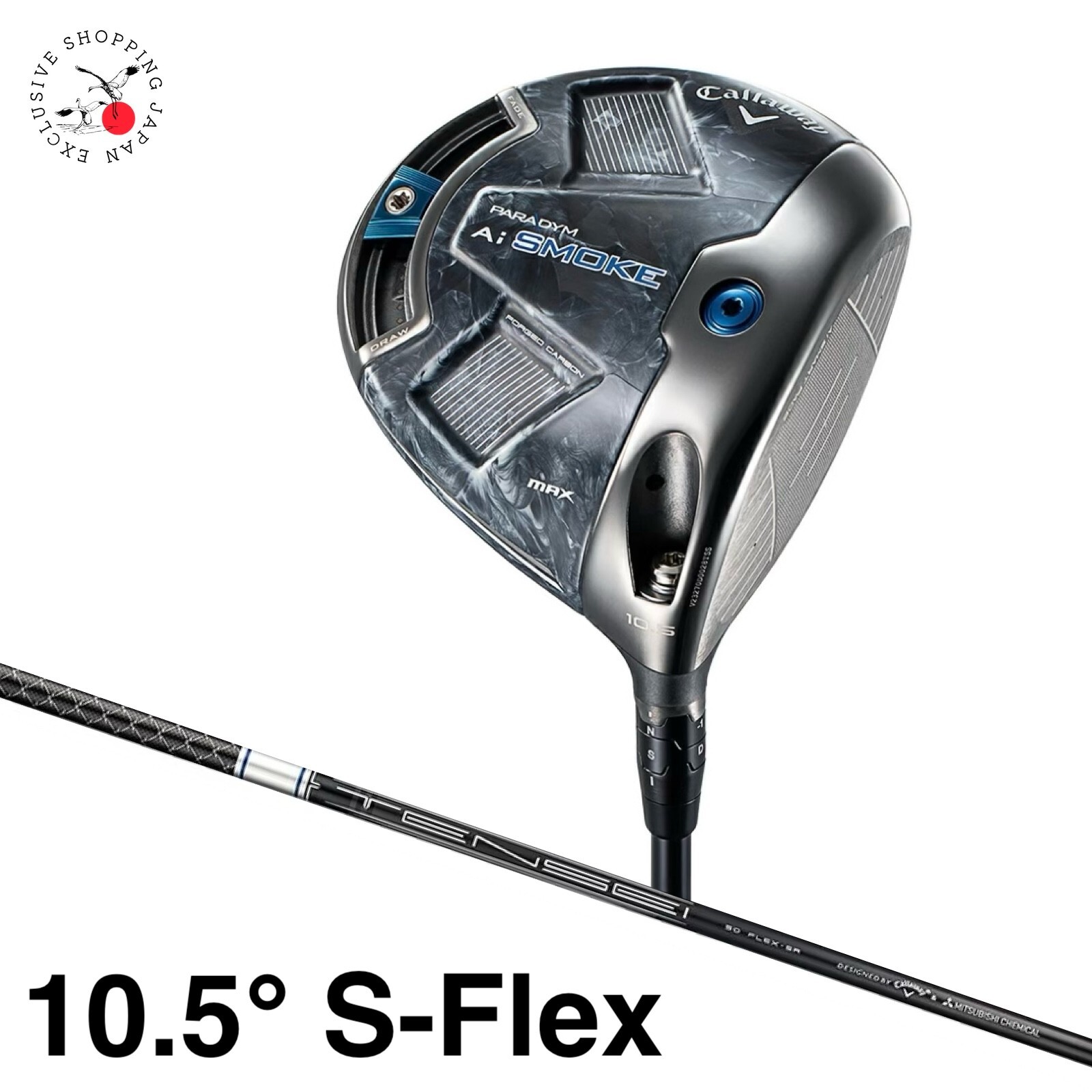 Callaway Golf PARADYM Ai SMOKE MAX Driver 10.5° S-Flex Tensei 50 Graphite Shaft