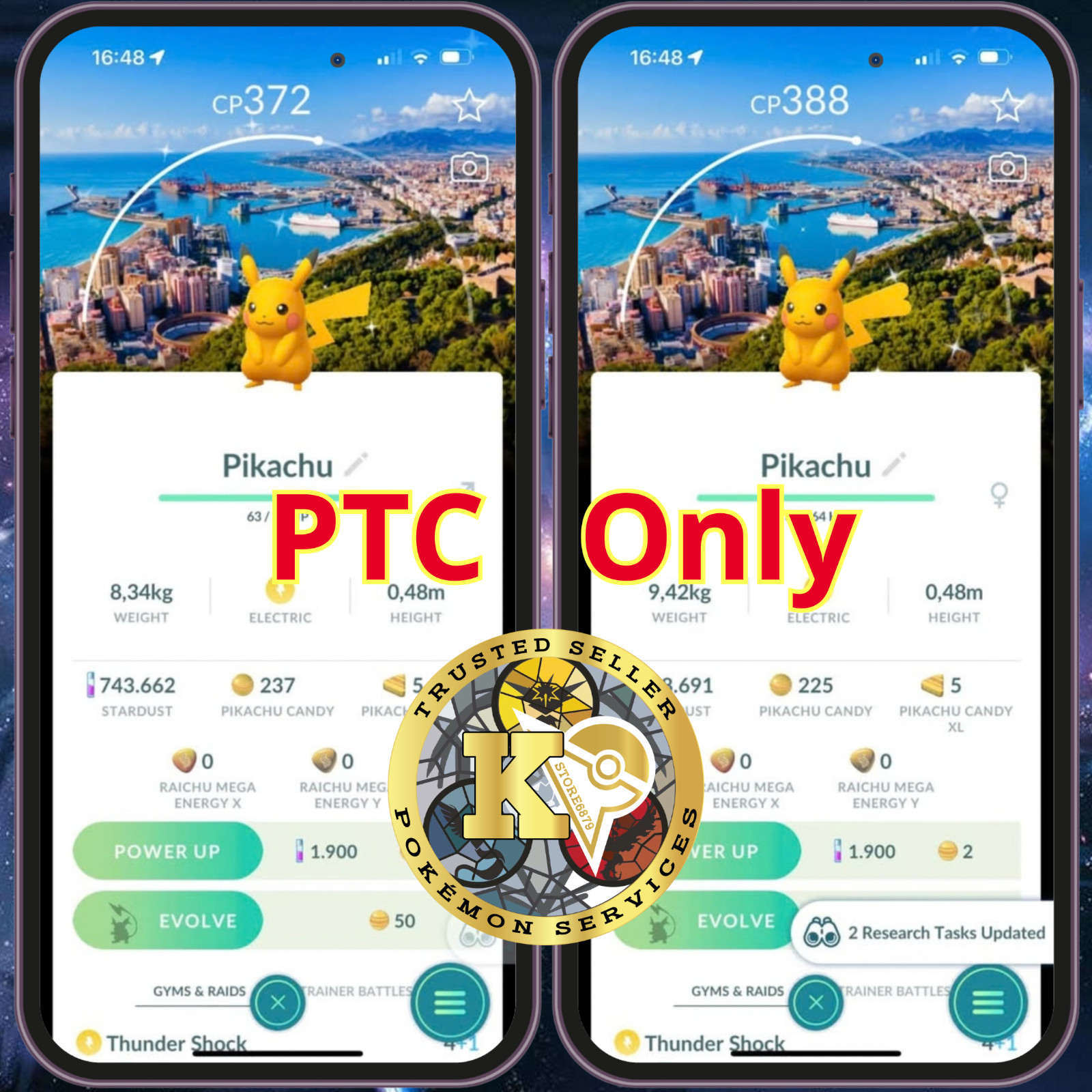 Pokémon —GO— Shiny Pikachu — Comic-Con Málaga 2026 Background—P.T.C—Digital♻️