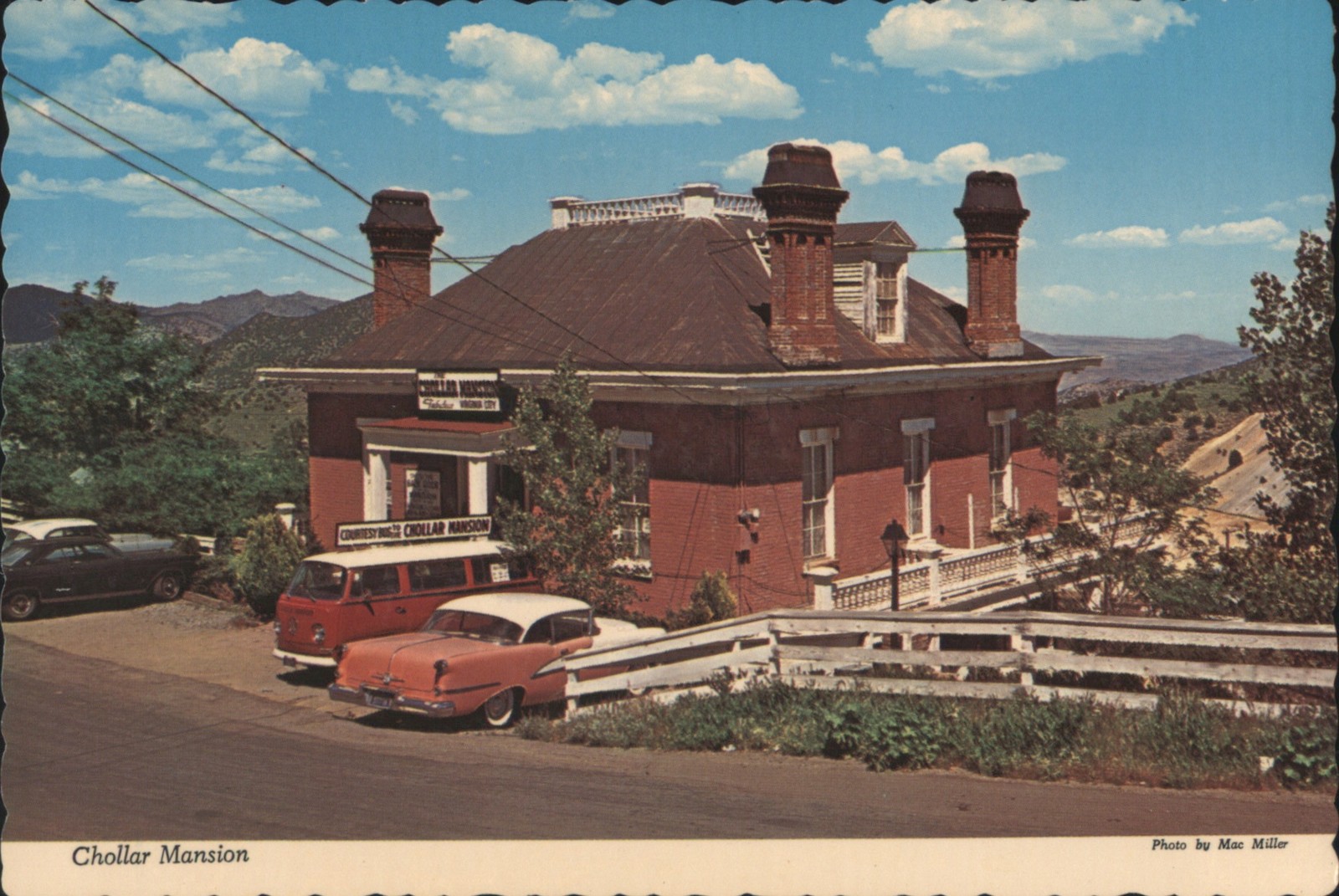 Mac Miller Virginia City, Nevada NV Chollar Mansion Original Vintage Postcard Mac Miller Virginia City, Nevada NV Chollar Mansion Original Vintage Postcard