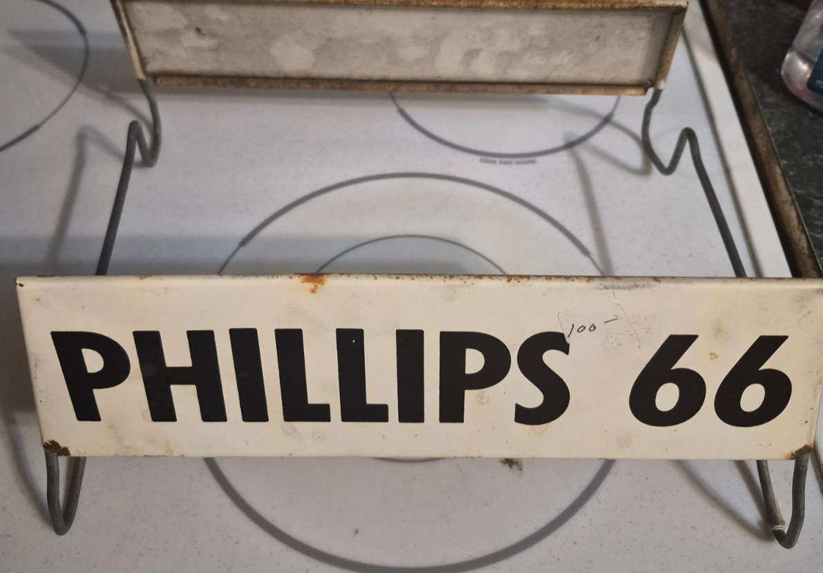 Vintage Phillips 66 Tire Display Stand Gas Station Advertising Rack Original
