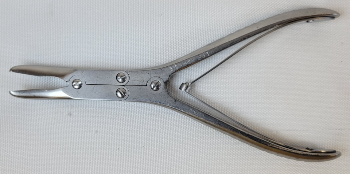 Zimmer 3317 Curved Stille-Luer Bone (Hand) Rongeur