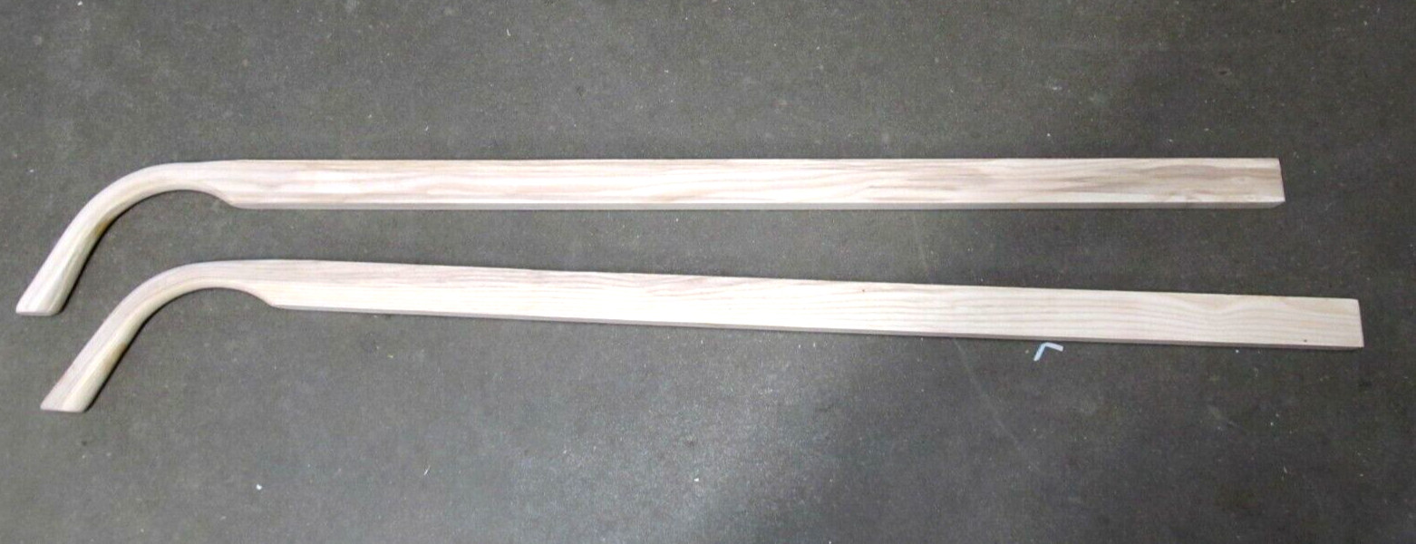 Amish made Plow Handles Made from Red Oak 1 Pair of Plow Handles Steam Bent Amish made Plow Handles Made from Red Oak 1 Pair of Plow Handles Steam Bent