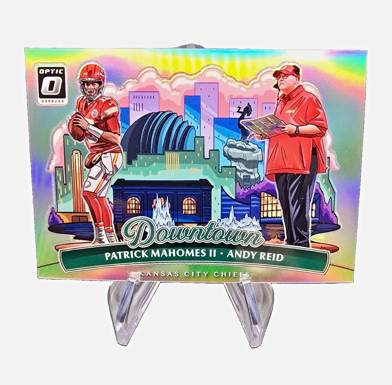 Donruss Optic Downtown Duos Mahomes II/Reid Chiefs Donruss Optic Downtown Duos Mahomes II/Reid Chiefs