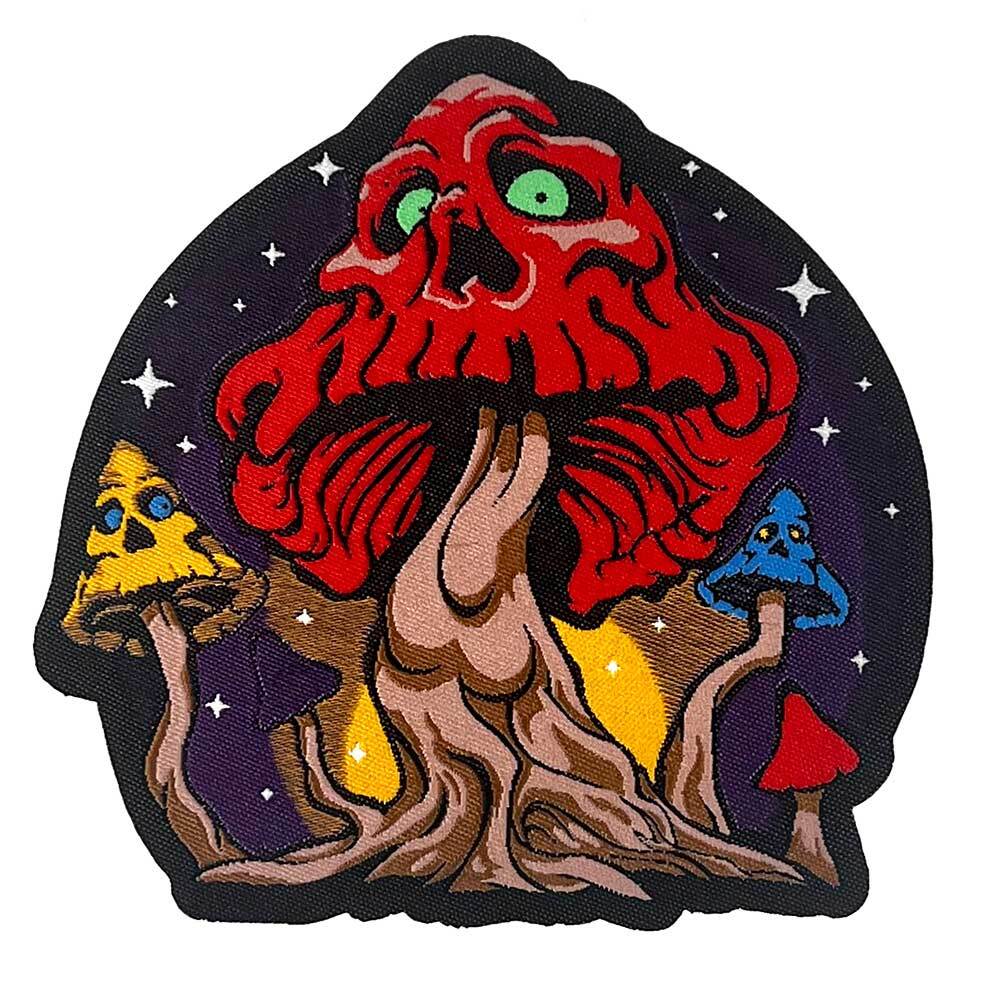 Skull Shroom - Woven Patch - 4