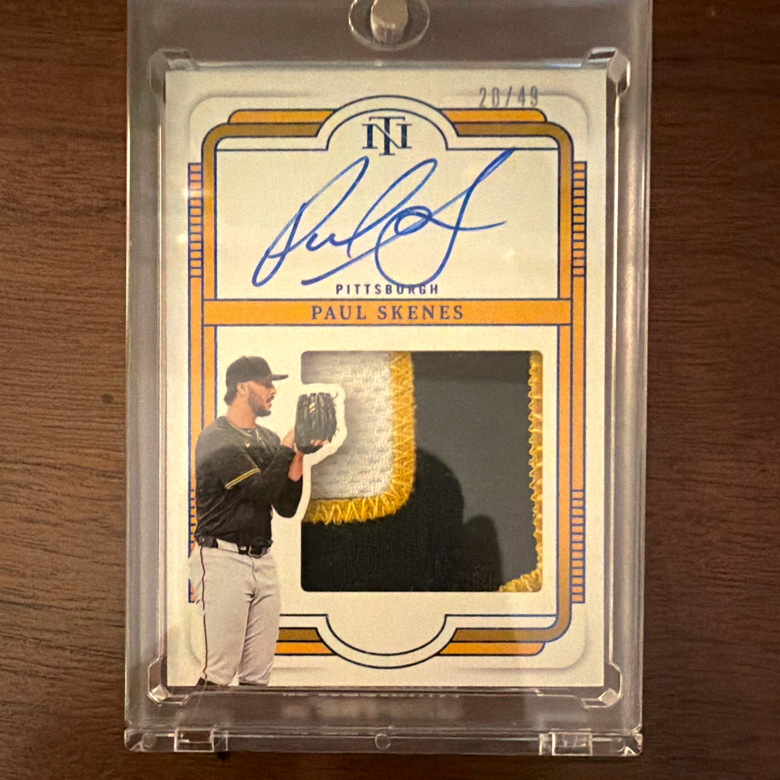 READ DESCRIPTION-Panini 2025 Nat Treasures Paul Skenes Blue /49 Patch Auto Chase READ DESCRIPTION-Panini 2025 Nat Treasures Paul Skenes Blue /49 Patch Auto Chase