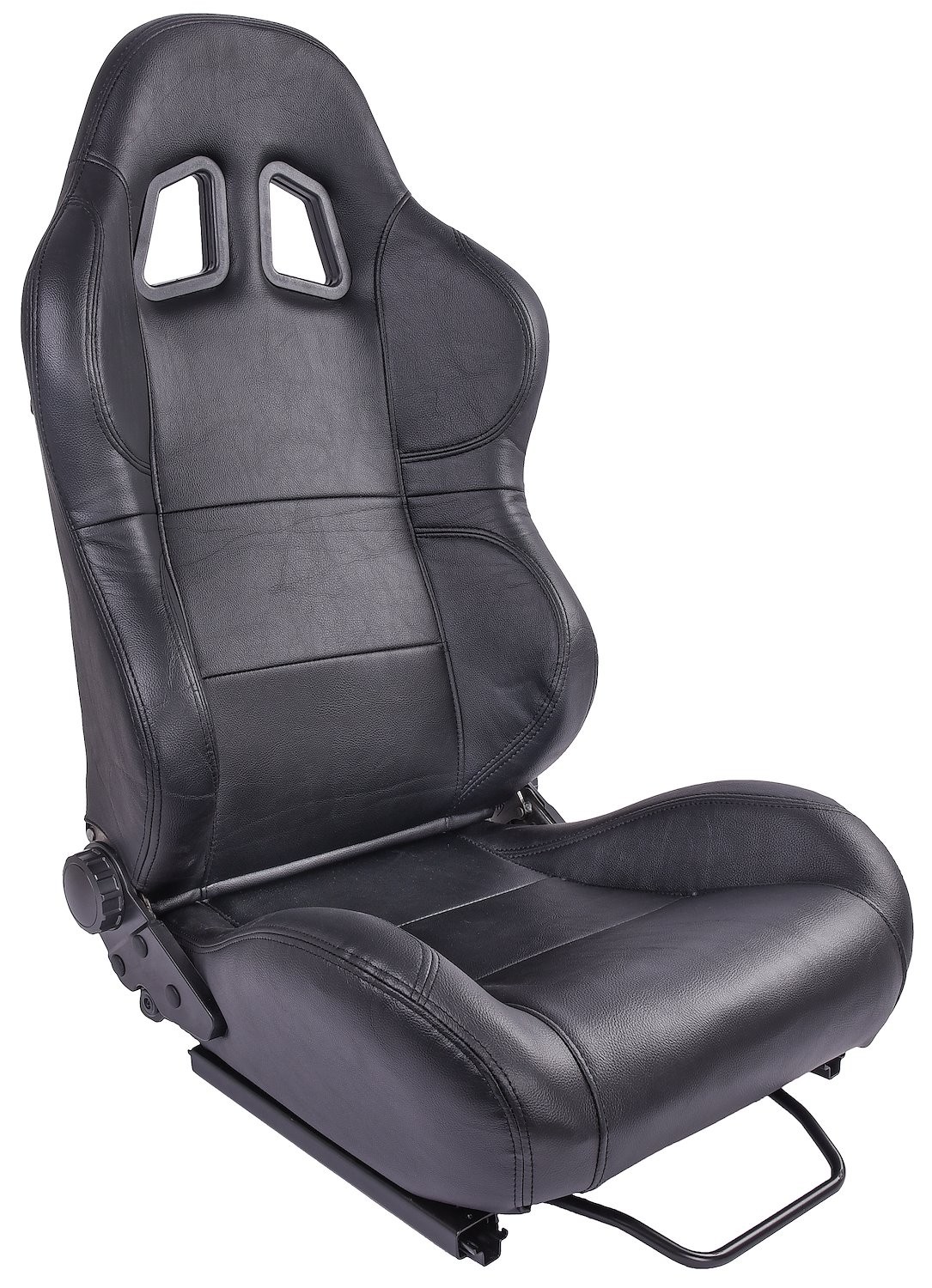 JEGS GS-1 High Back Sport Seat, Driver or Passenger Side Black