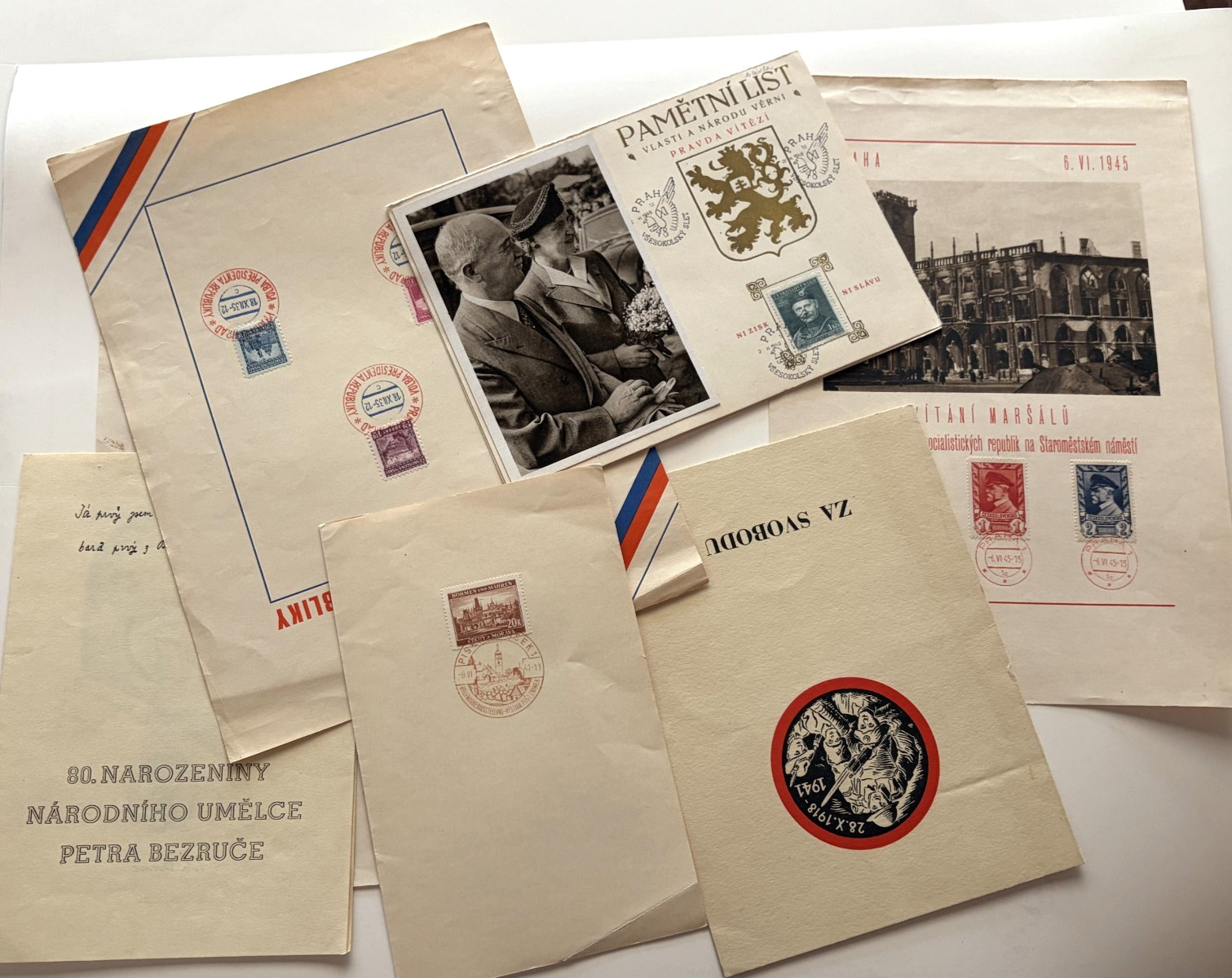 STAMP CZECHOSLOVAKIA SOUVENIR COLLECTION