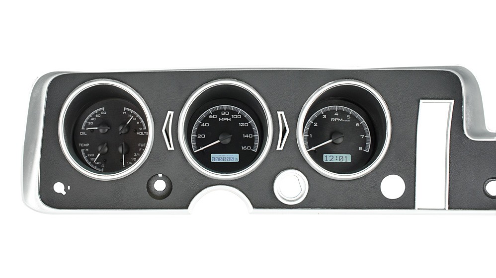 Dakota Digital 1968 Pontiac GTO /Lemans/Tempest VHX Instruments #VHX-68P-GTO-K-W