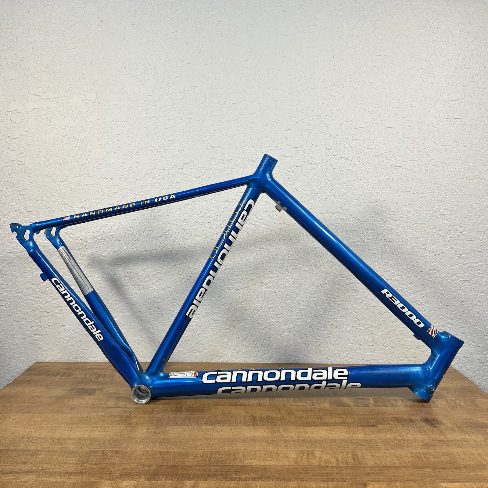 Cannondale Optimo R3000 Frame Set 54cm Blue Made In USA Cannondale Optimo R3000 Frame Set 54cm Blue Made In USA